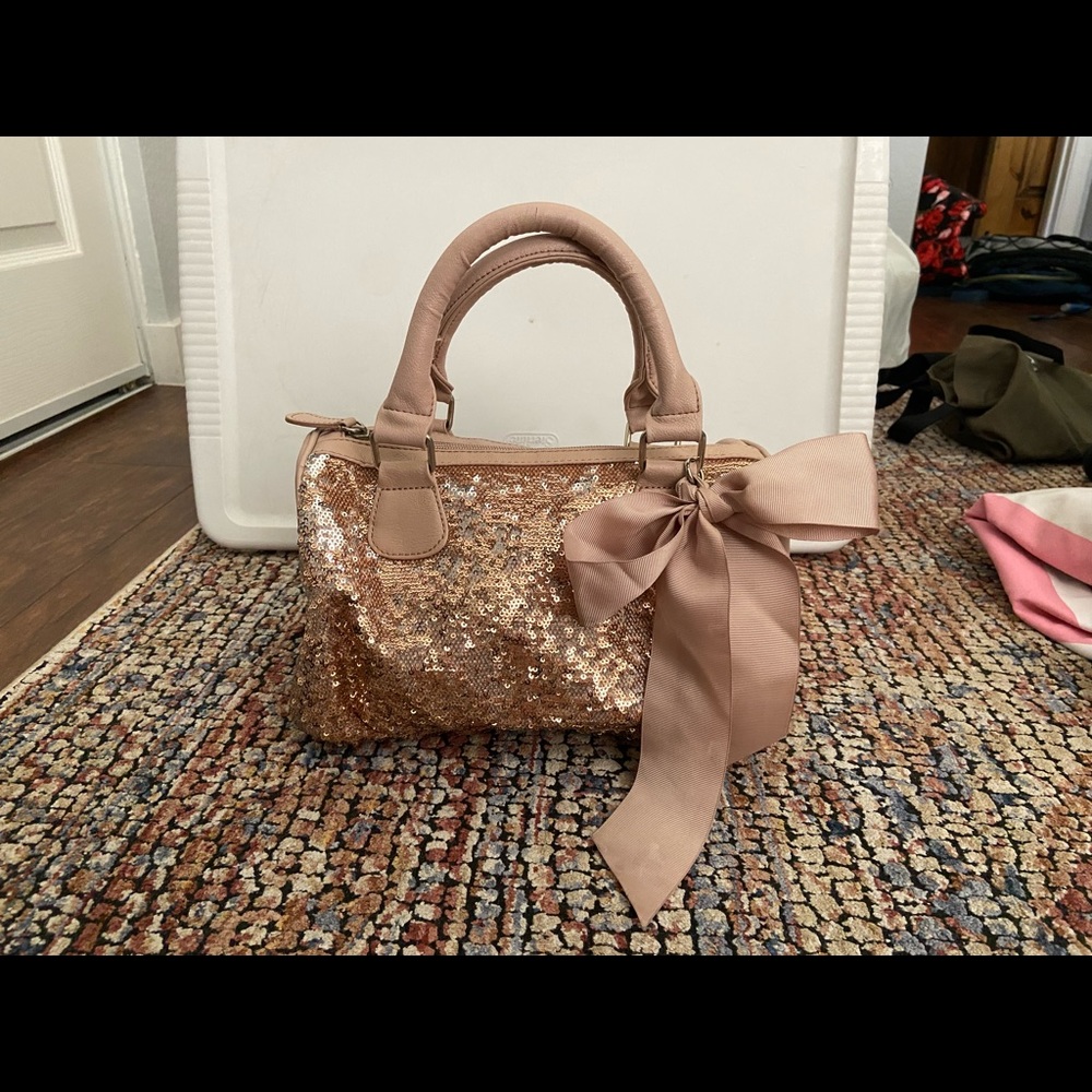 Pink handbag